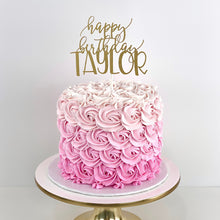 Cargar imagen en el visor de la galería, Ombre' Rosettes Cake