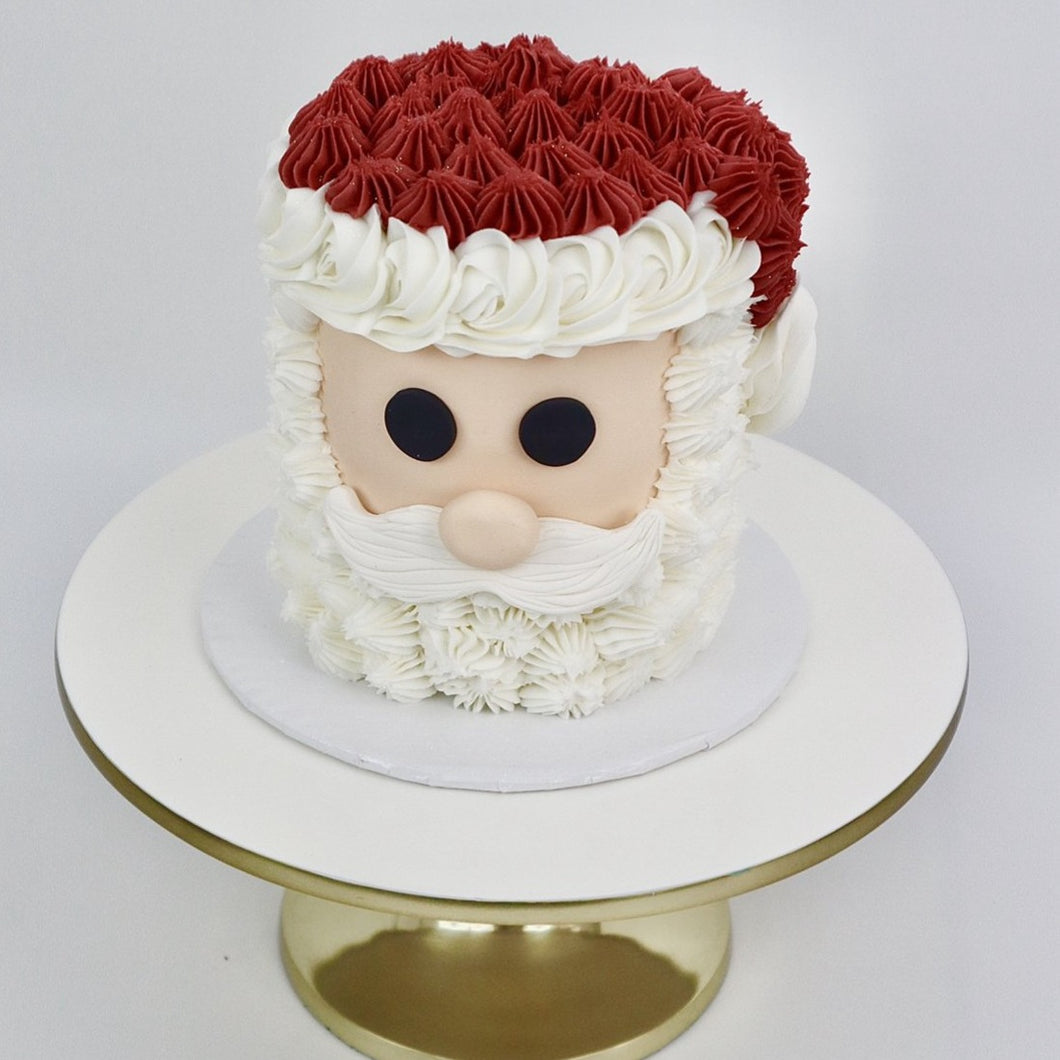 Santa Face Cake