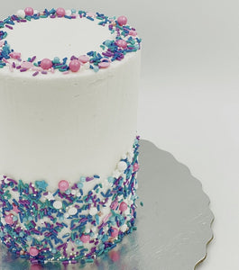 Last Min Gender Reveal Cake