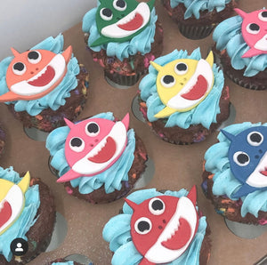 Shark Cupcakes