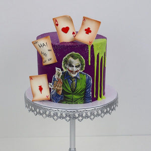 Supervillain Joke Cake