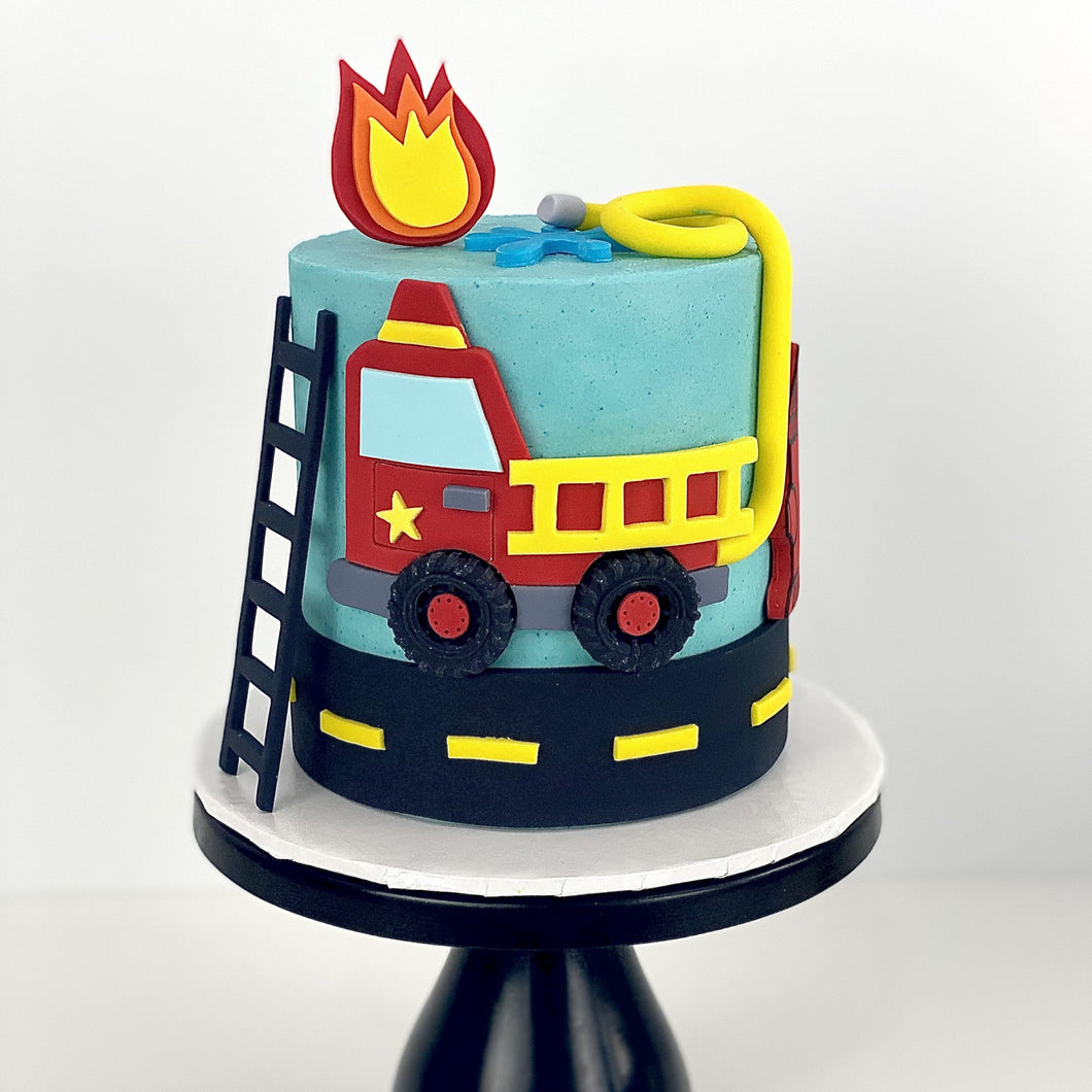 Fireman Truck Cake