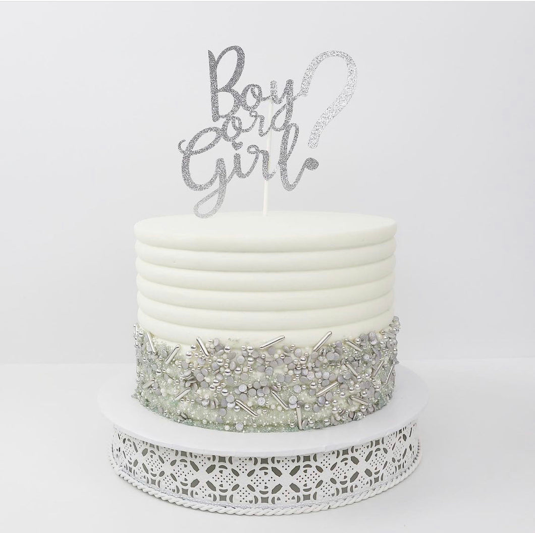 Fancy gender reveal Cake
