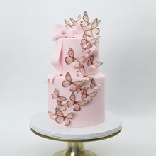 Cargar imagen en el visor de la galería, Pink Butterflies Cake
